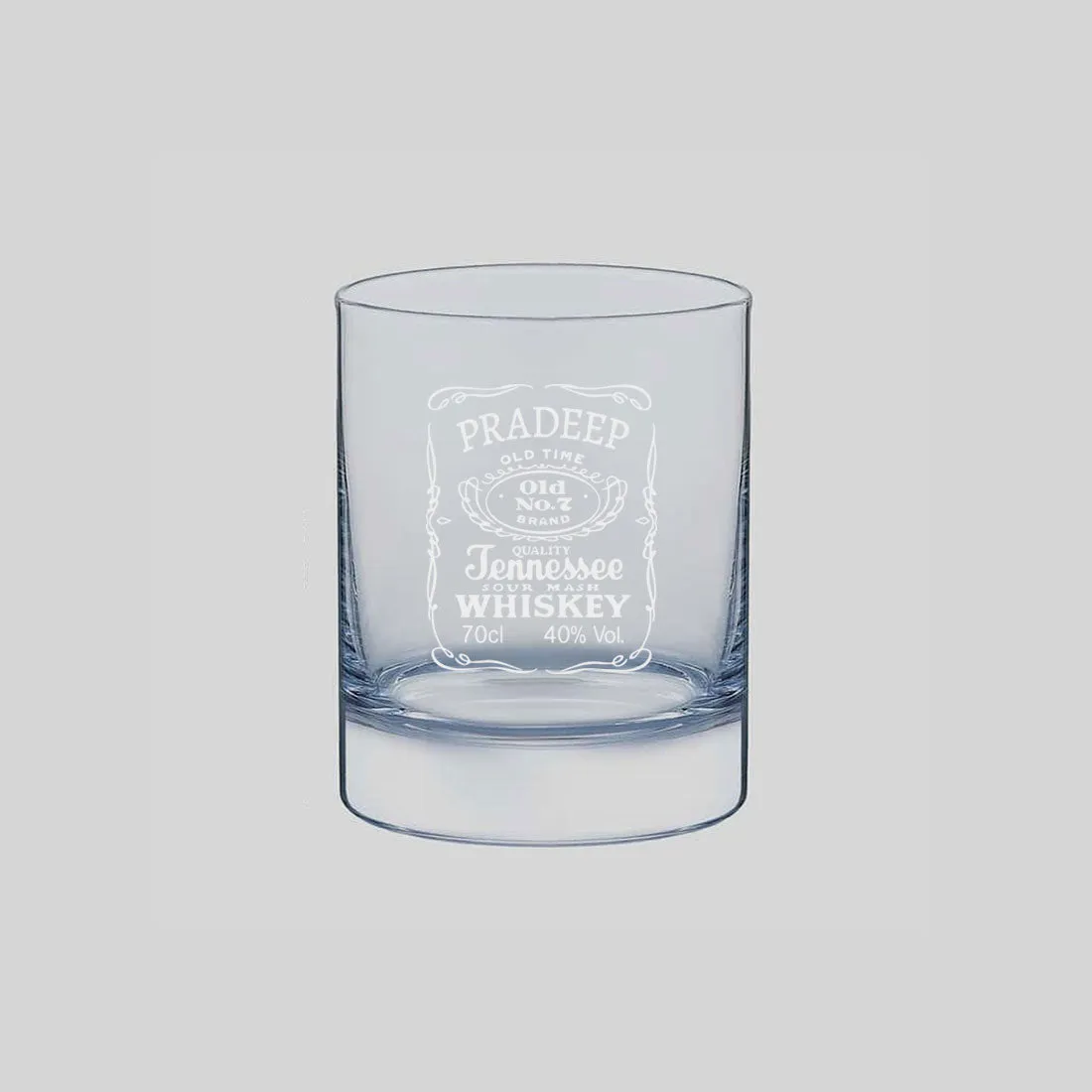 Exclusive Custom Whiskey Glass - Gift For Him Husband Boyfriend -  Bourbon