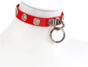 EYELET SUB BONDAGE CHOKER