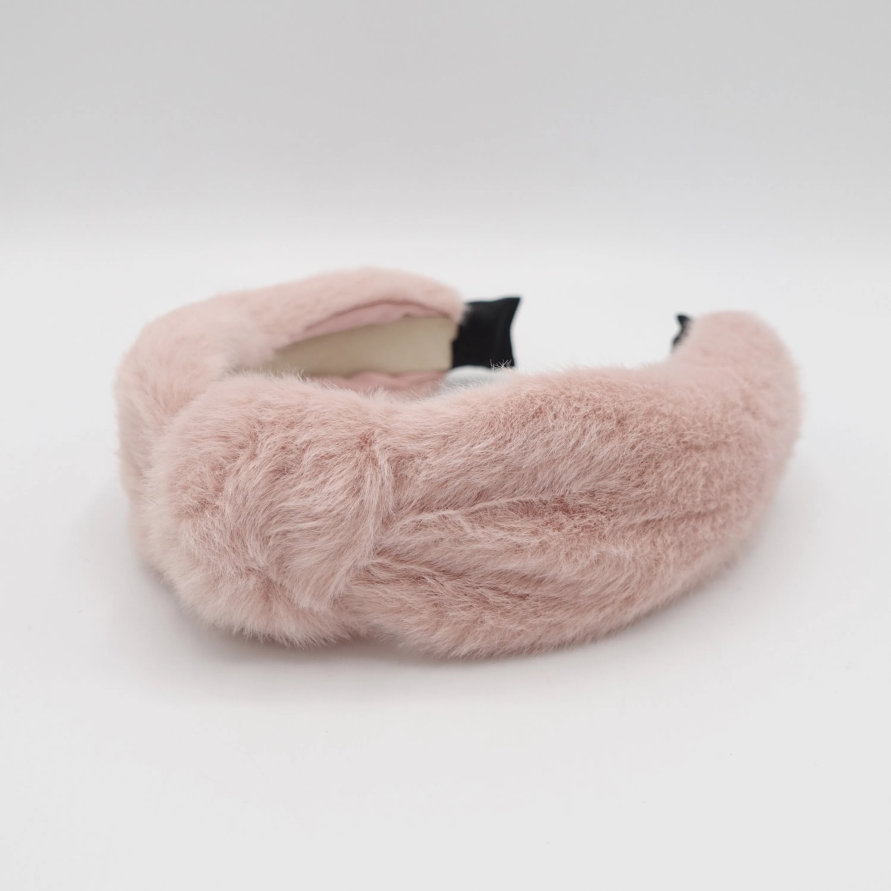 fabric fur top knot headband Autumn Winter hairband shop for women