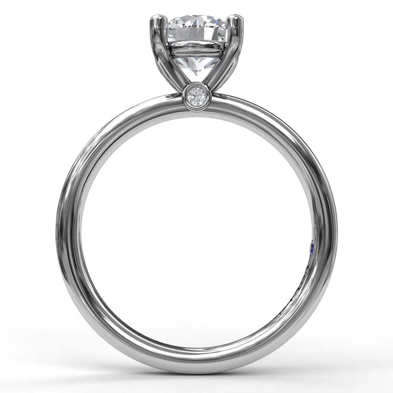 Fana Classic Round Cut Solitaire Engagement Ring 3842