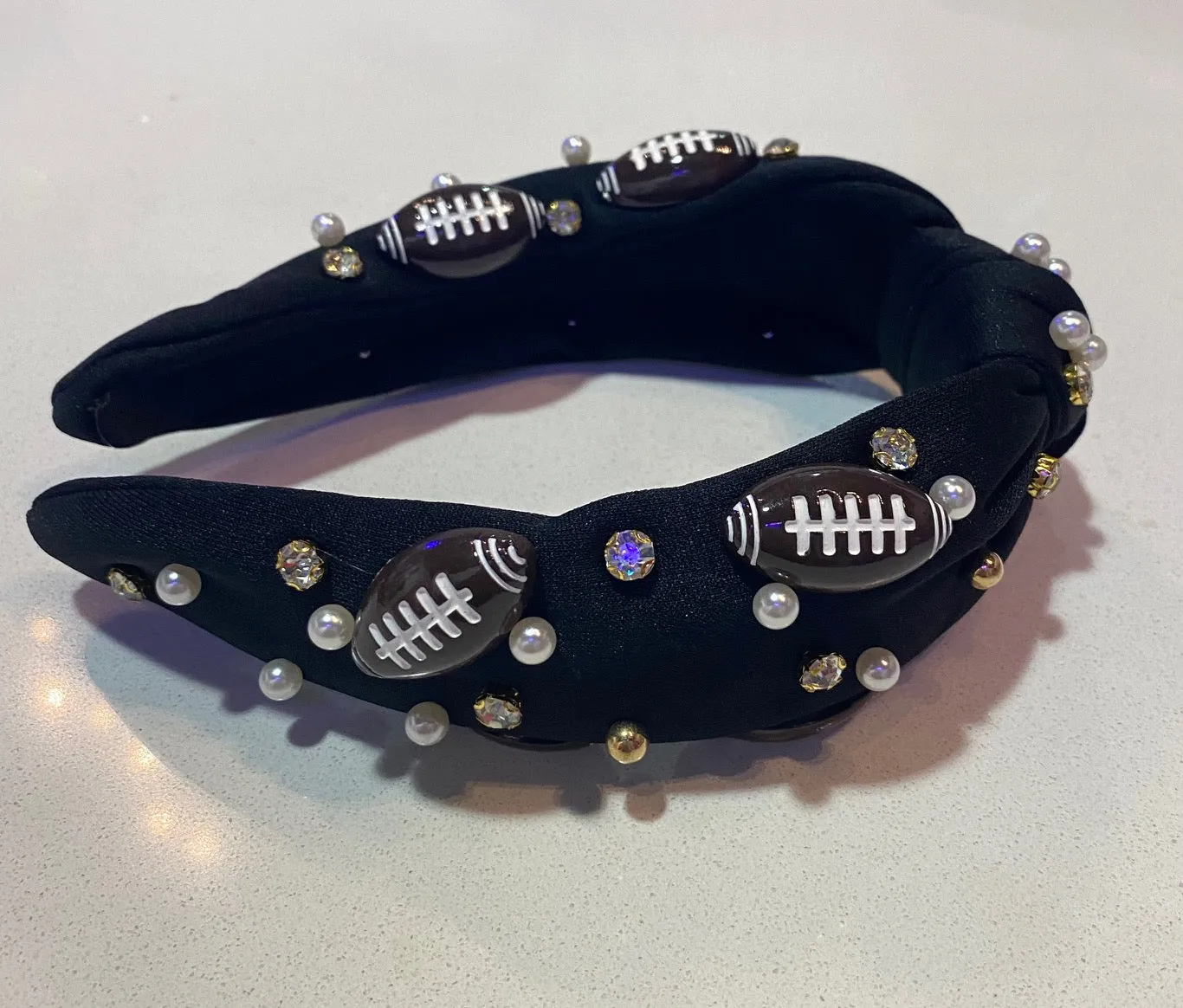 Football Charm Headbands- Assorted