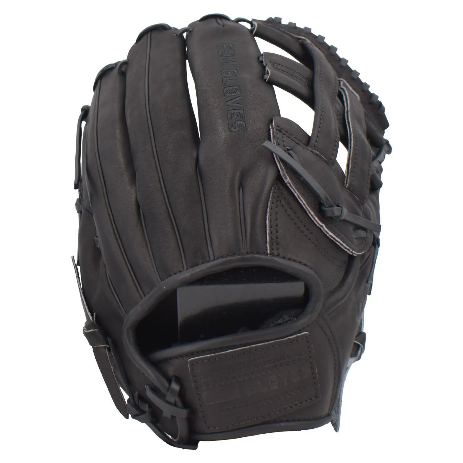 Gem Gloves Softball Fielding Glove - GEM013 Blackout