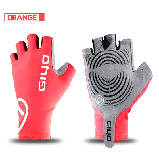 GIYO Anti Slip Gel Pad Bicycle Gloves Gel Pad Short Half Finger Cycling Gloves Breathable Outdoor Sports Men MTB Bikes Gloves