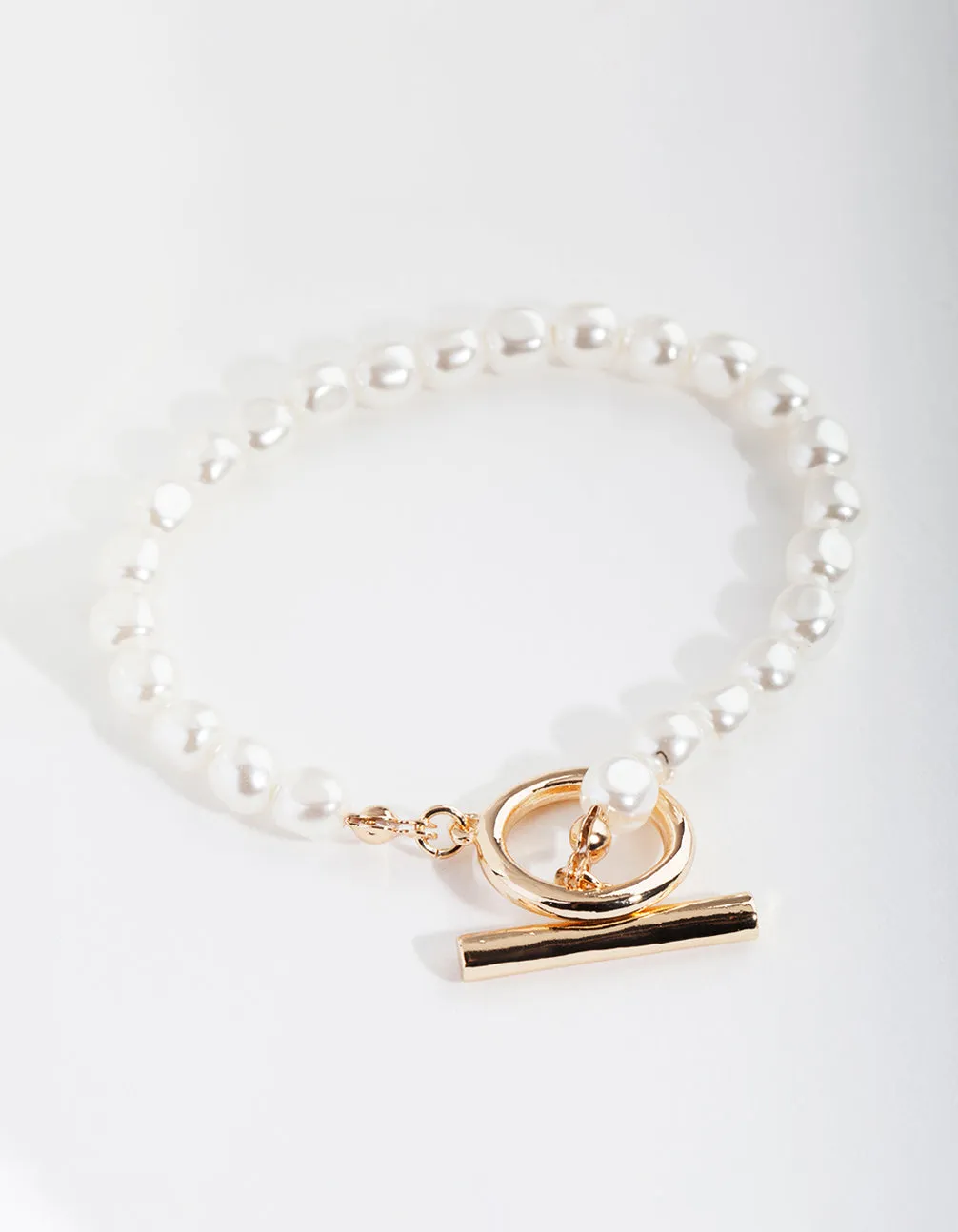 Gold Pearl Essential Bracelet