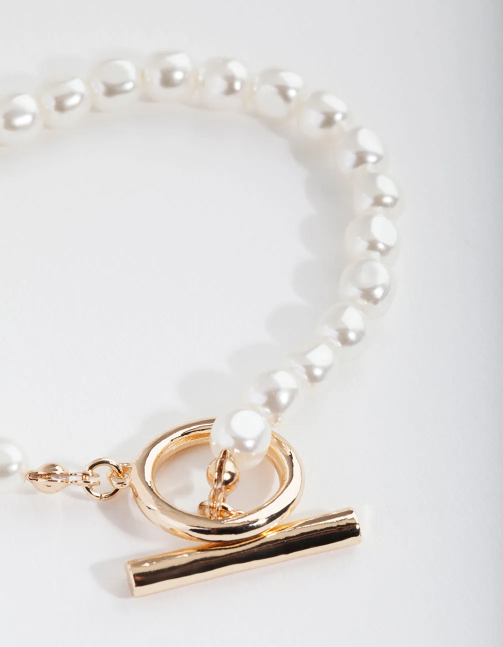 Gold Pearl Essential Bracelet