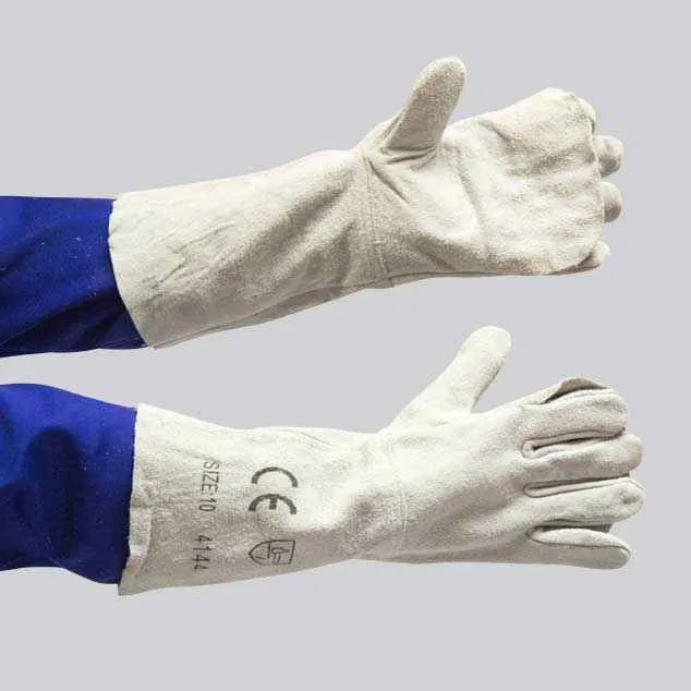 GRANGE APRON PALM LEATHER GLOVE - ELBOW LENGTH