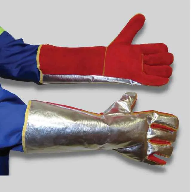 GRANGE FOUNDRY GLOVE - ALUMINISED LEATHER