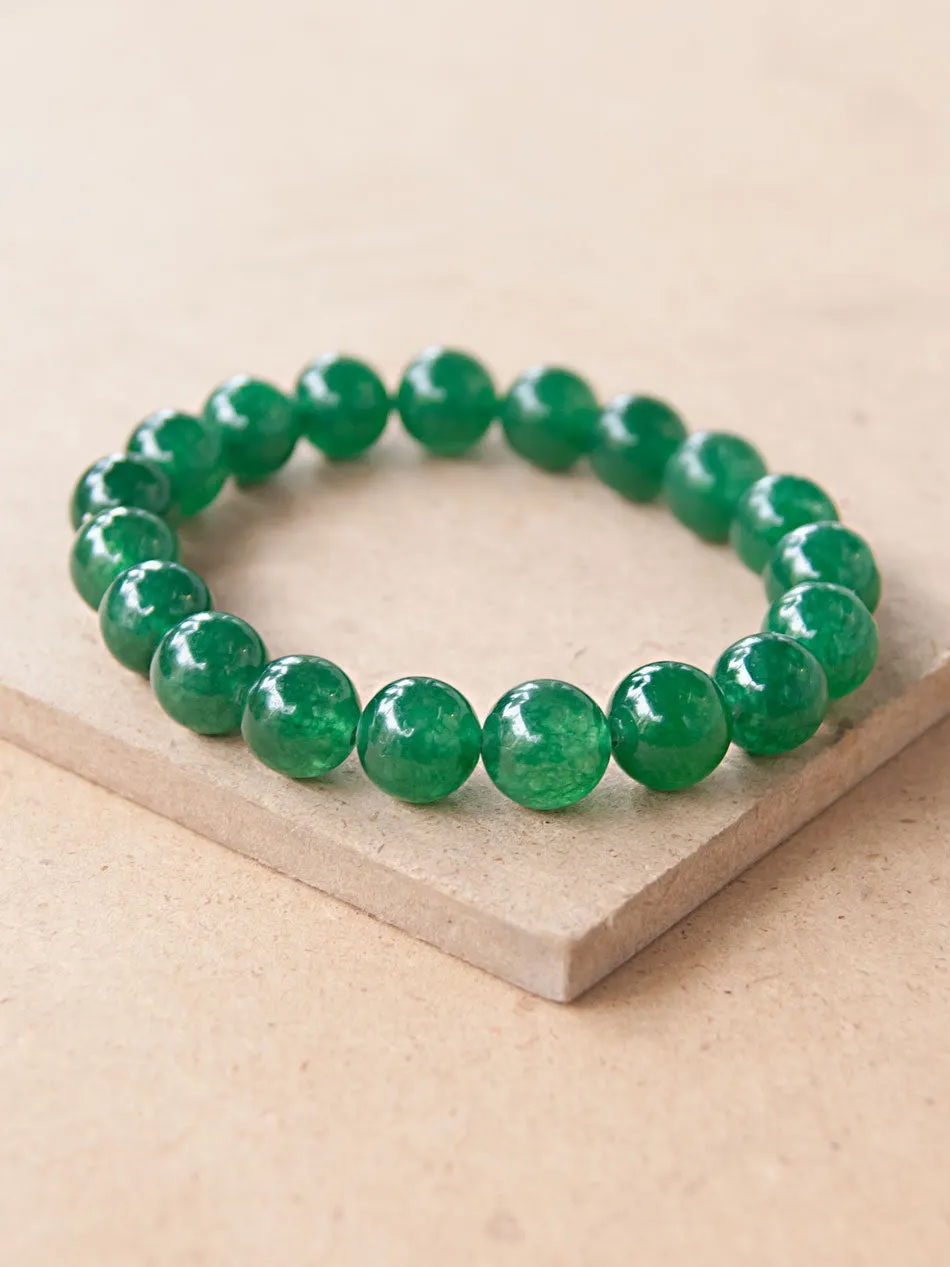 Green Onyx Mala Bracelet