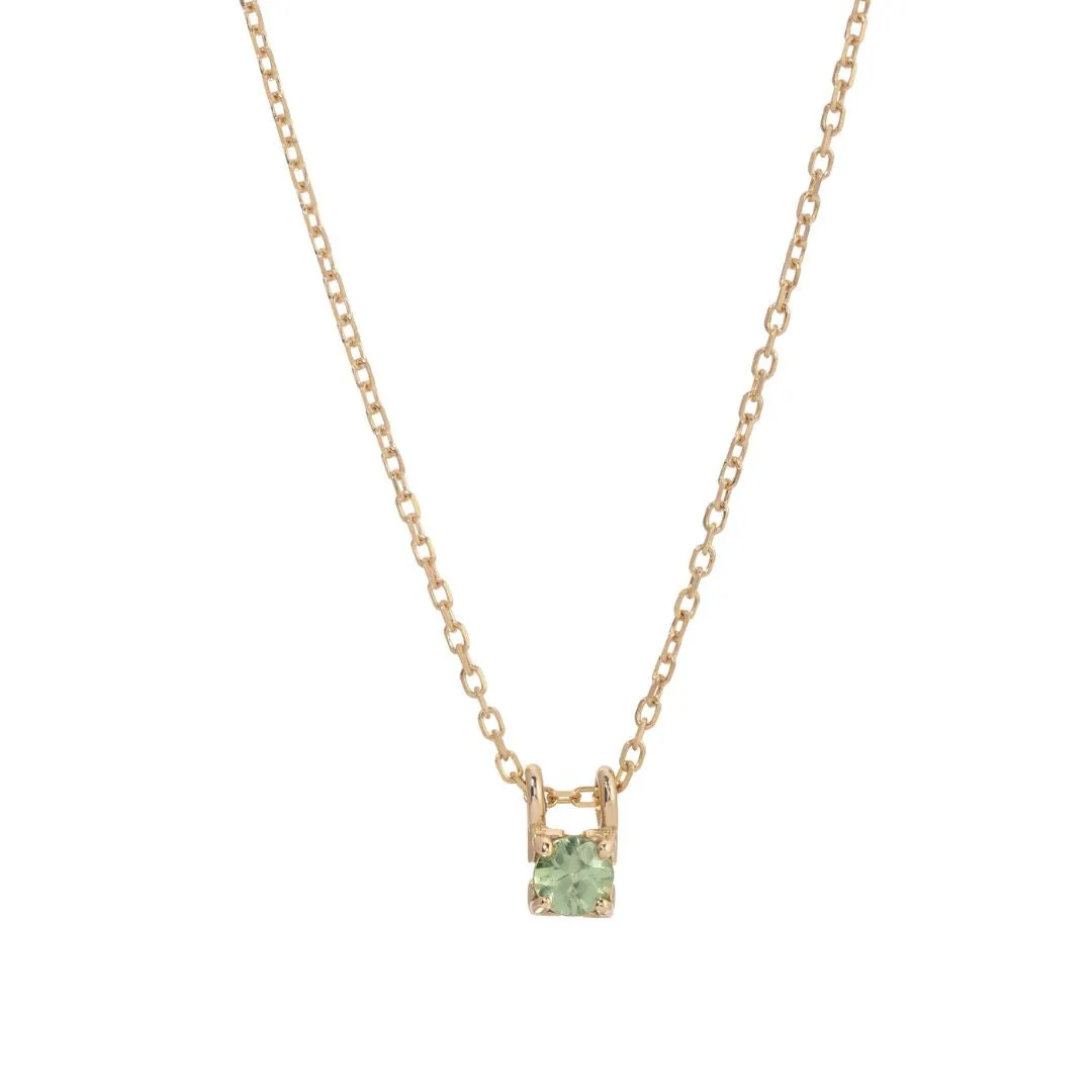 Green Sapphire Petite Era Necklace