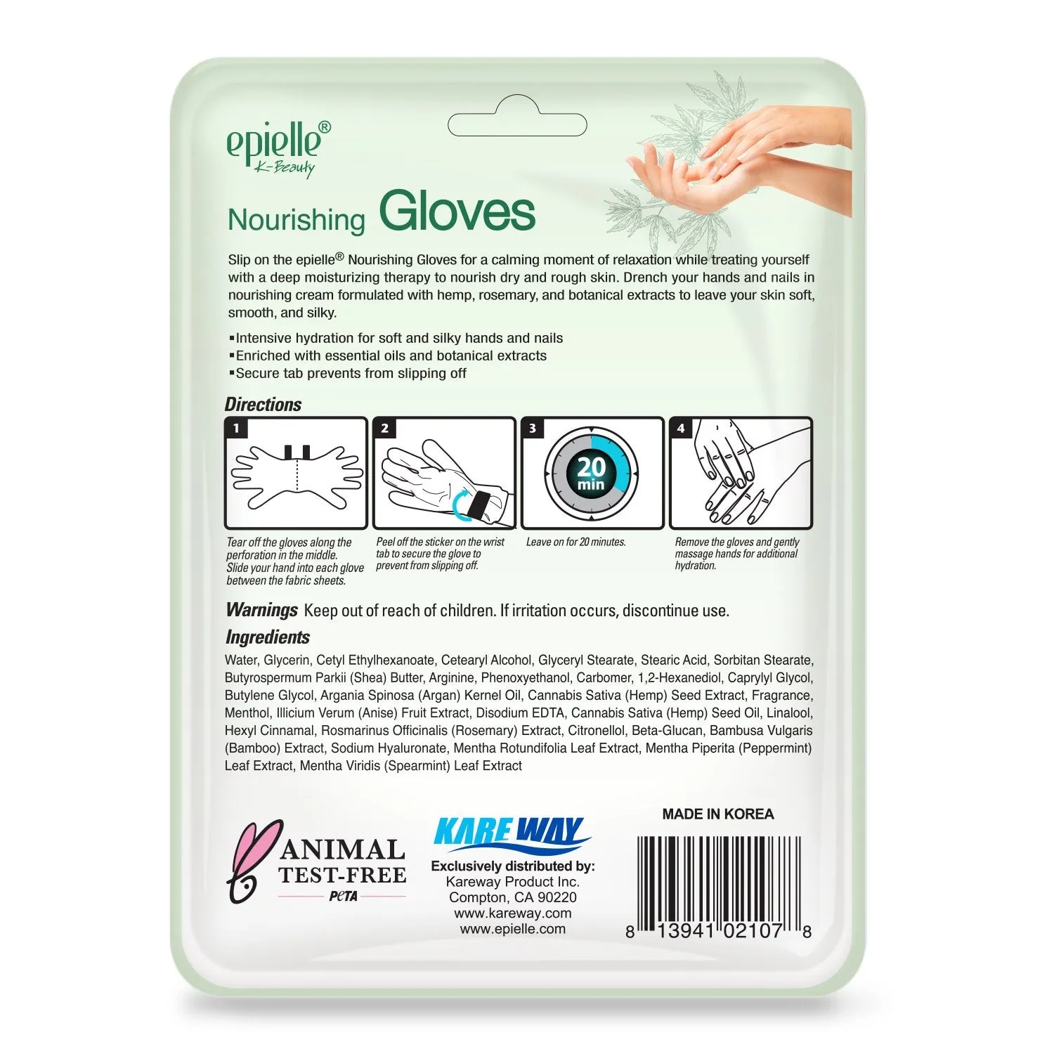 Hemp and Rosemary Nourishing Gloves