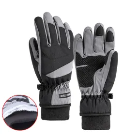 HLINTRANGE 061 Skiing Warm Gloves Sports Riding Waterproof Touch Screen Gloves, Size: M(Thicker)