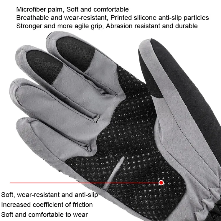 HLINTRANGE 061 Skiing Warm Gloves Sports Riding Waterproof Touch Screen Gloves, Size: M(Thicker)