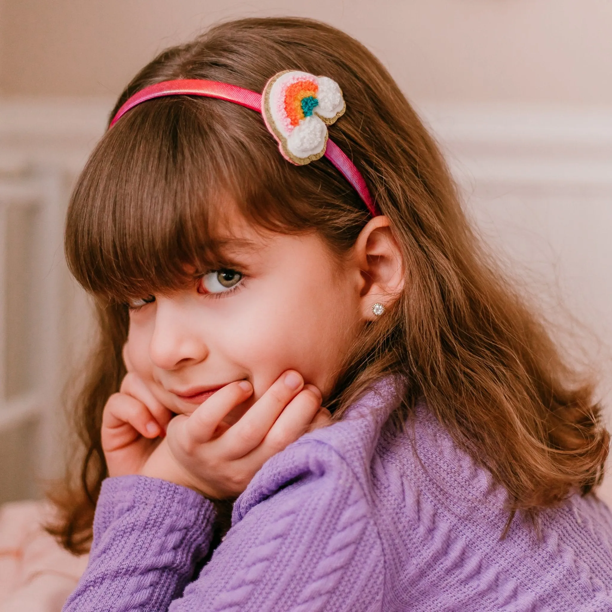 Interchangeable Charm Headband and Hair Clips