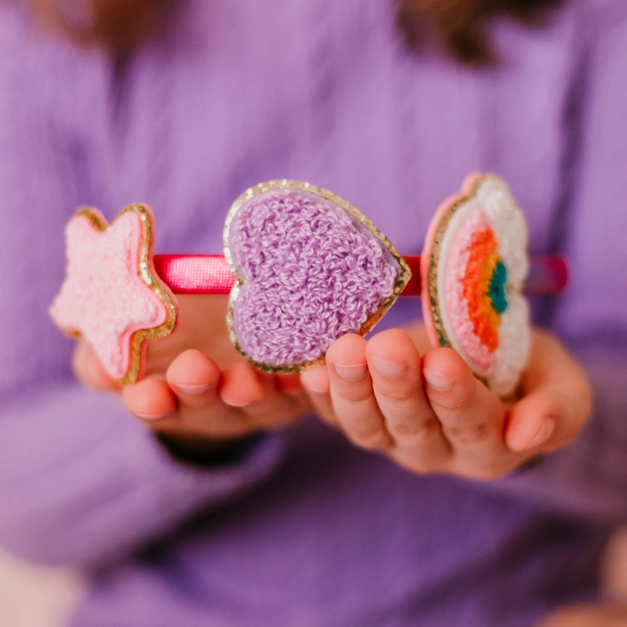 Interchangeable Charm Headband and Hair Clips