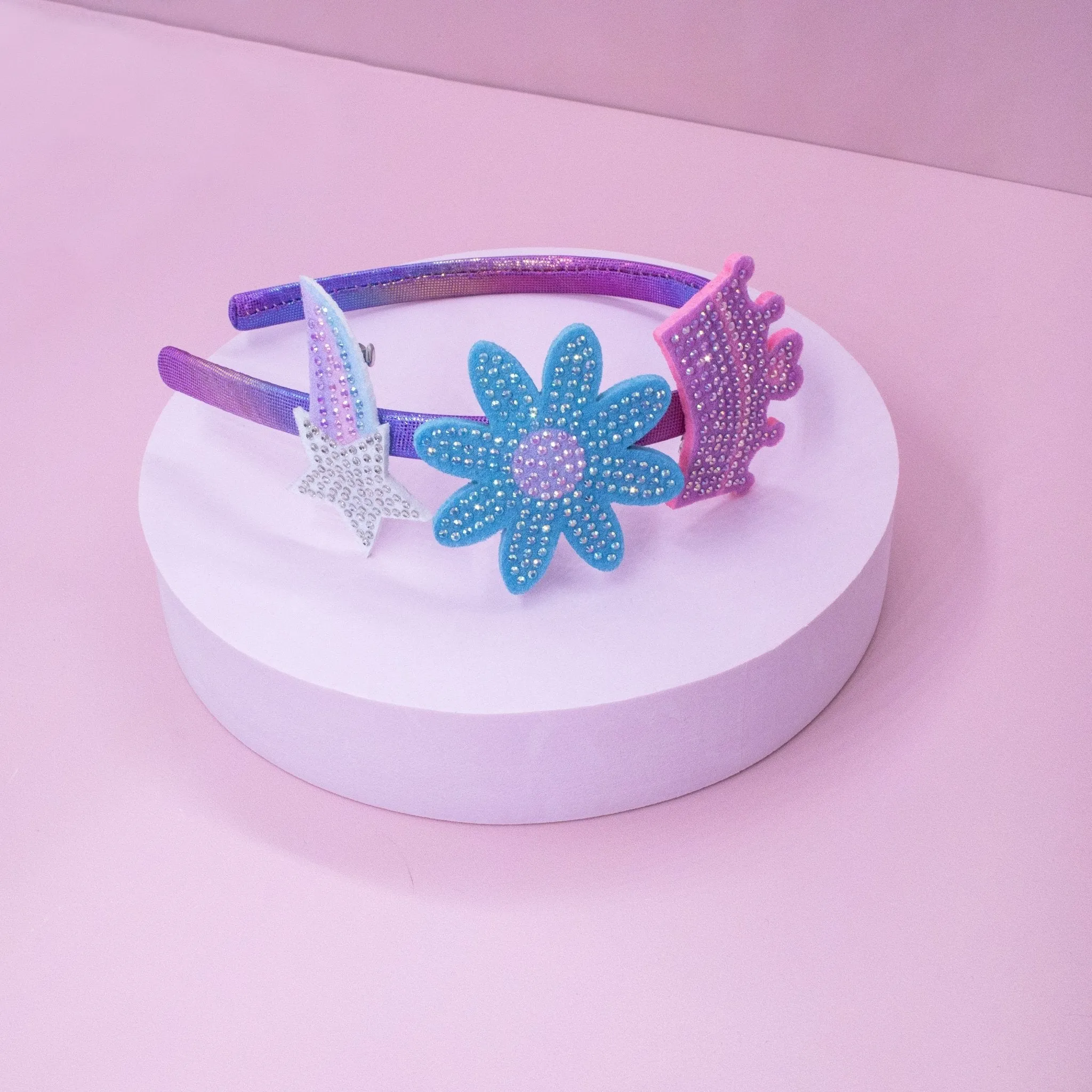 Interchangeable Charm Headband and Hair Clips