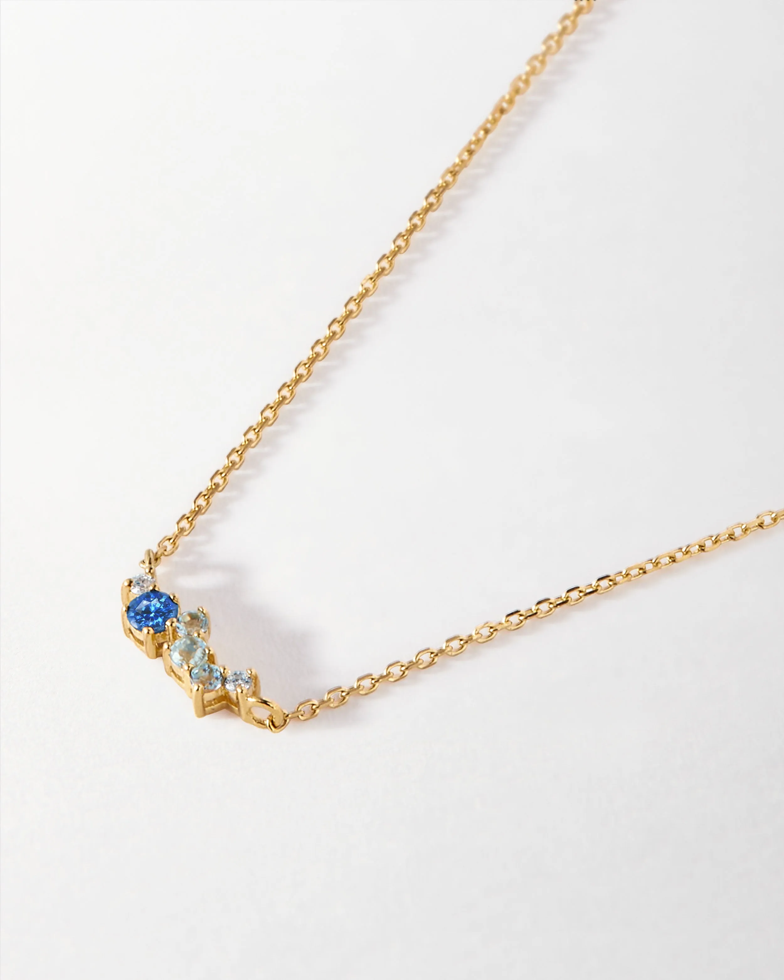 Intuition Sapphire Ray Necklace