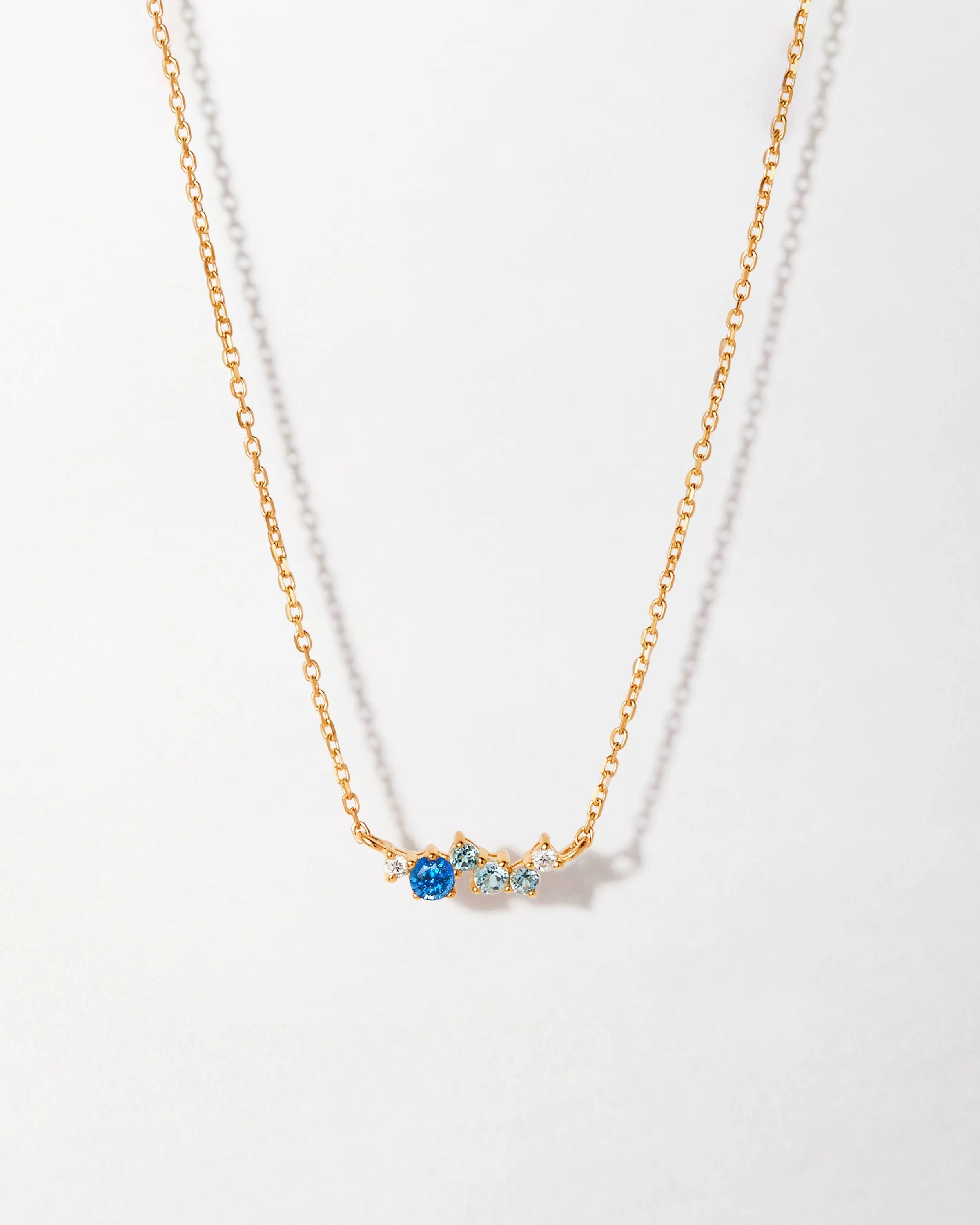 Intuition Sapphire Ray Necklace