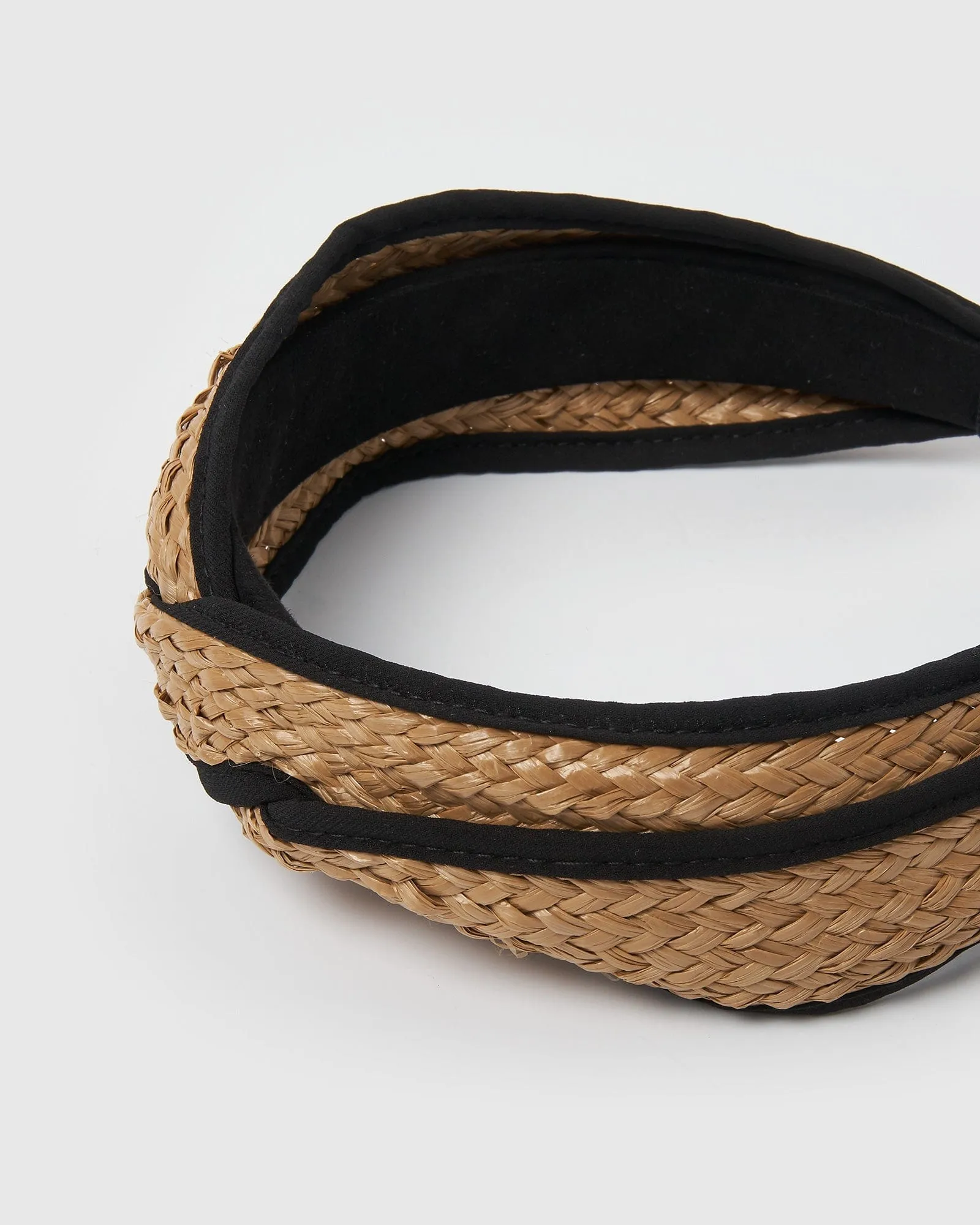 Izoa Golden Headband Natural Black