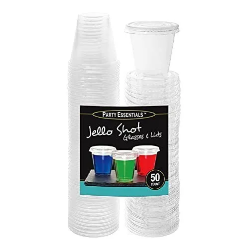 Jello Shot Glasses with Lids