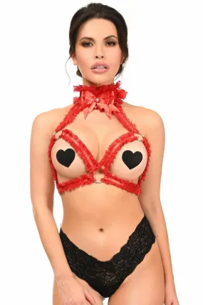 Kitten Collection Red/Red Triangle Top Body Harness