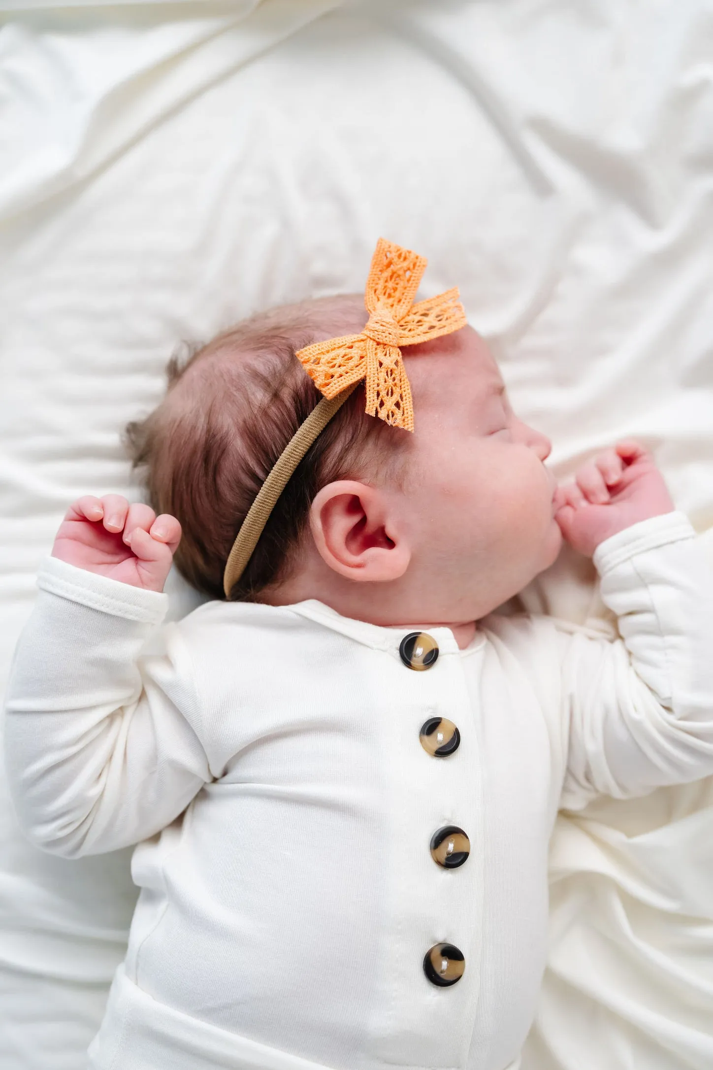 Lace Bow - Clementine Headband