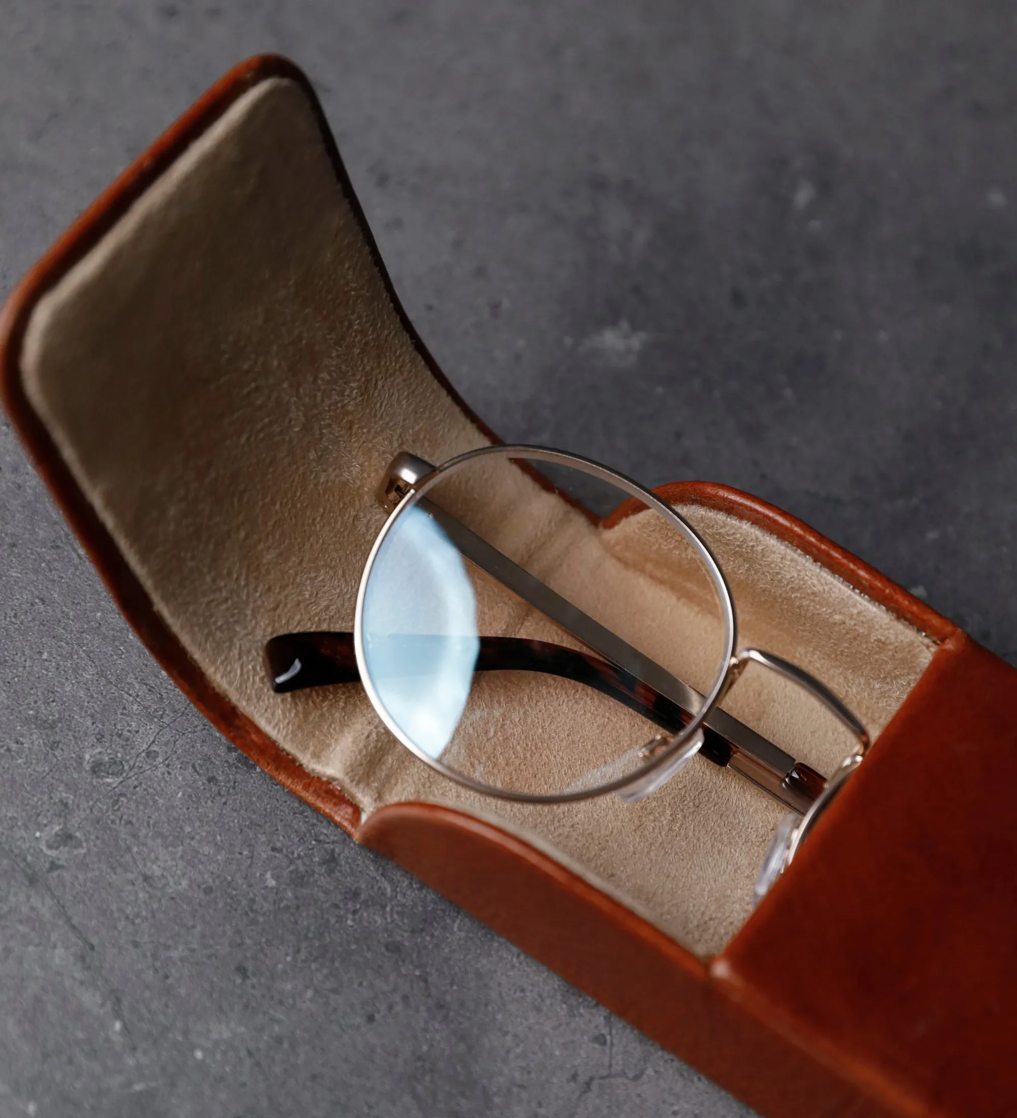 Leather Glasses Case - The Sign of Four