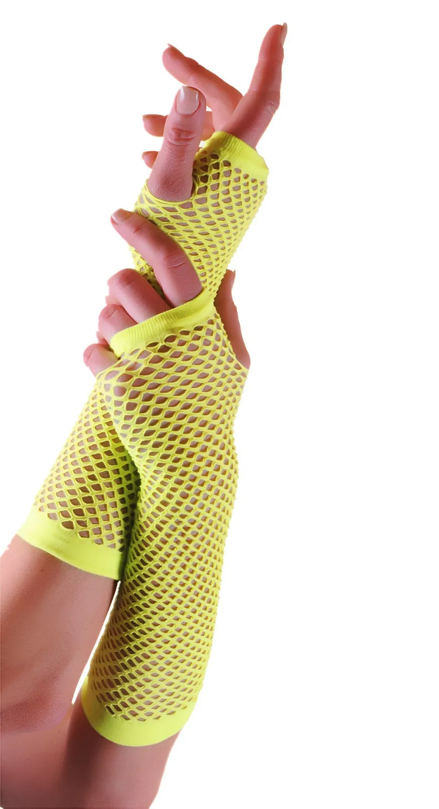 Long Fishnet Gloves - Alluring Elegance for Glamorous Occasions