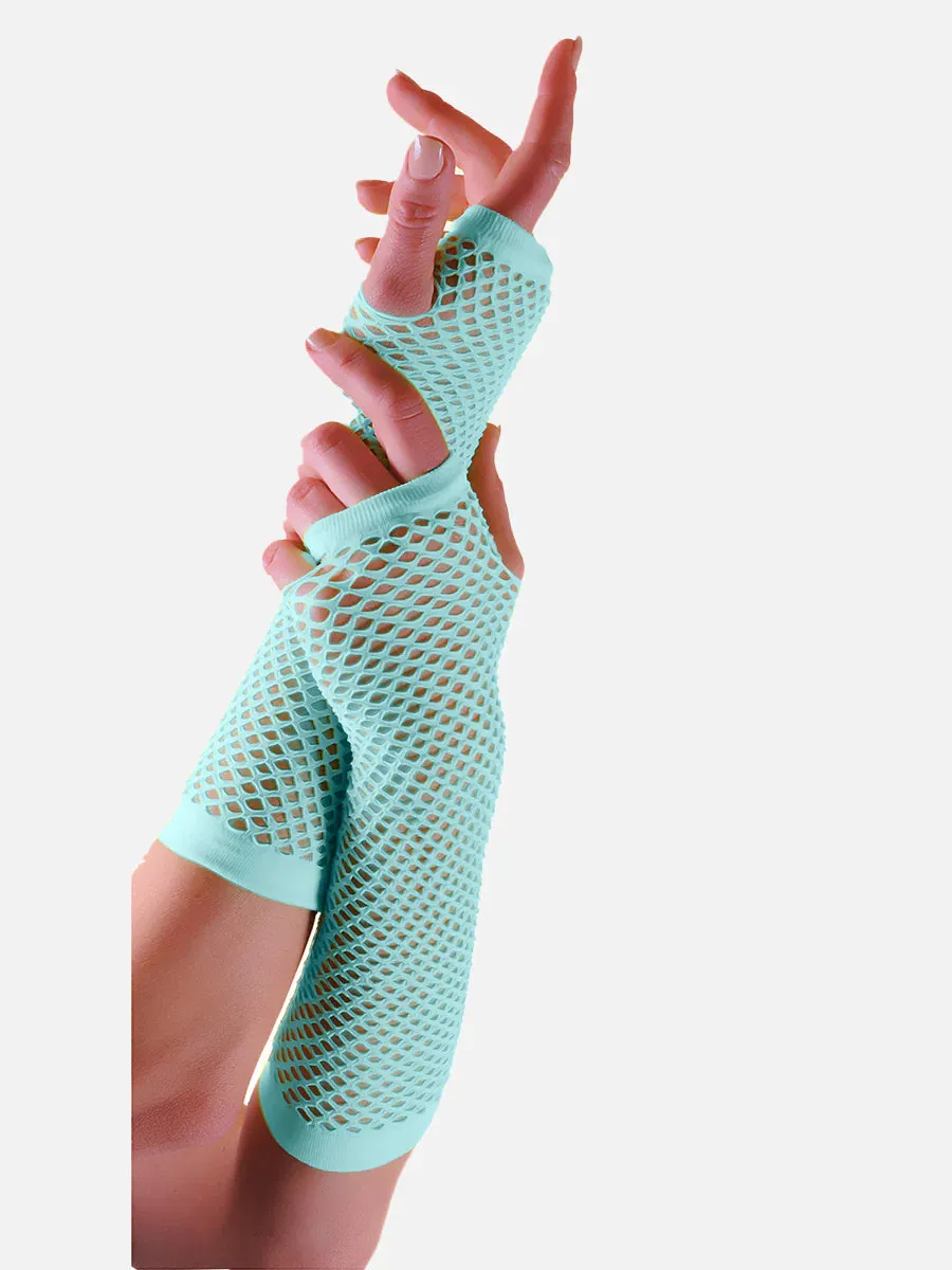 Long Fishnet Gloves - Alluring Elegance for Glamorous Occasions