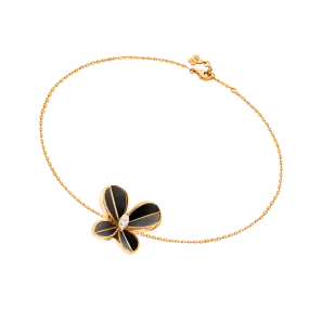 Marquise Butterfly Yellow Gold Large Bracelet