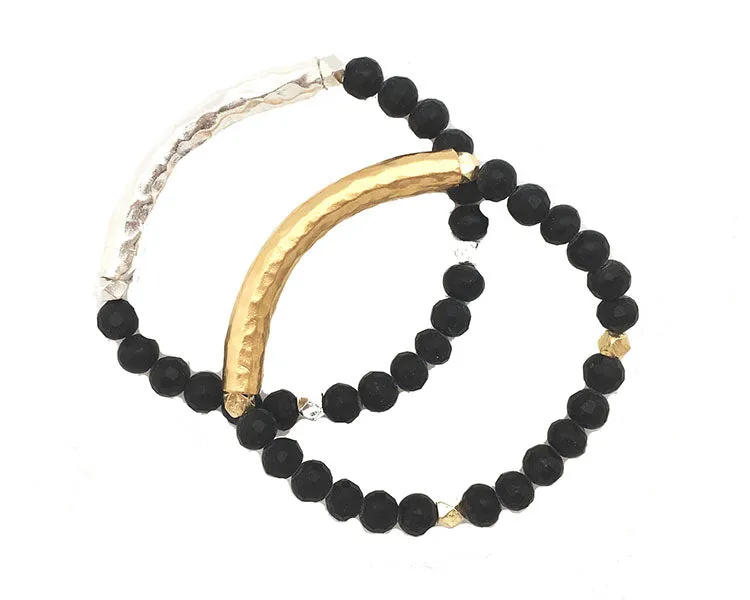 Matte Onyx Bar bracelet