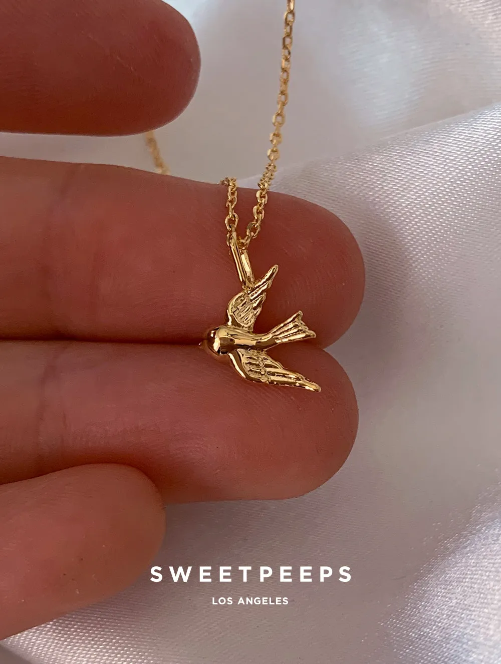 Miniature Sparrow Necklace