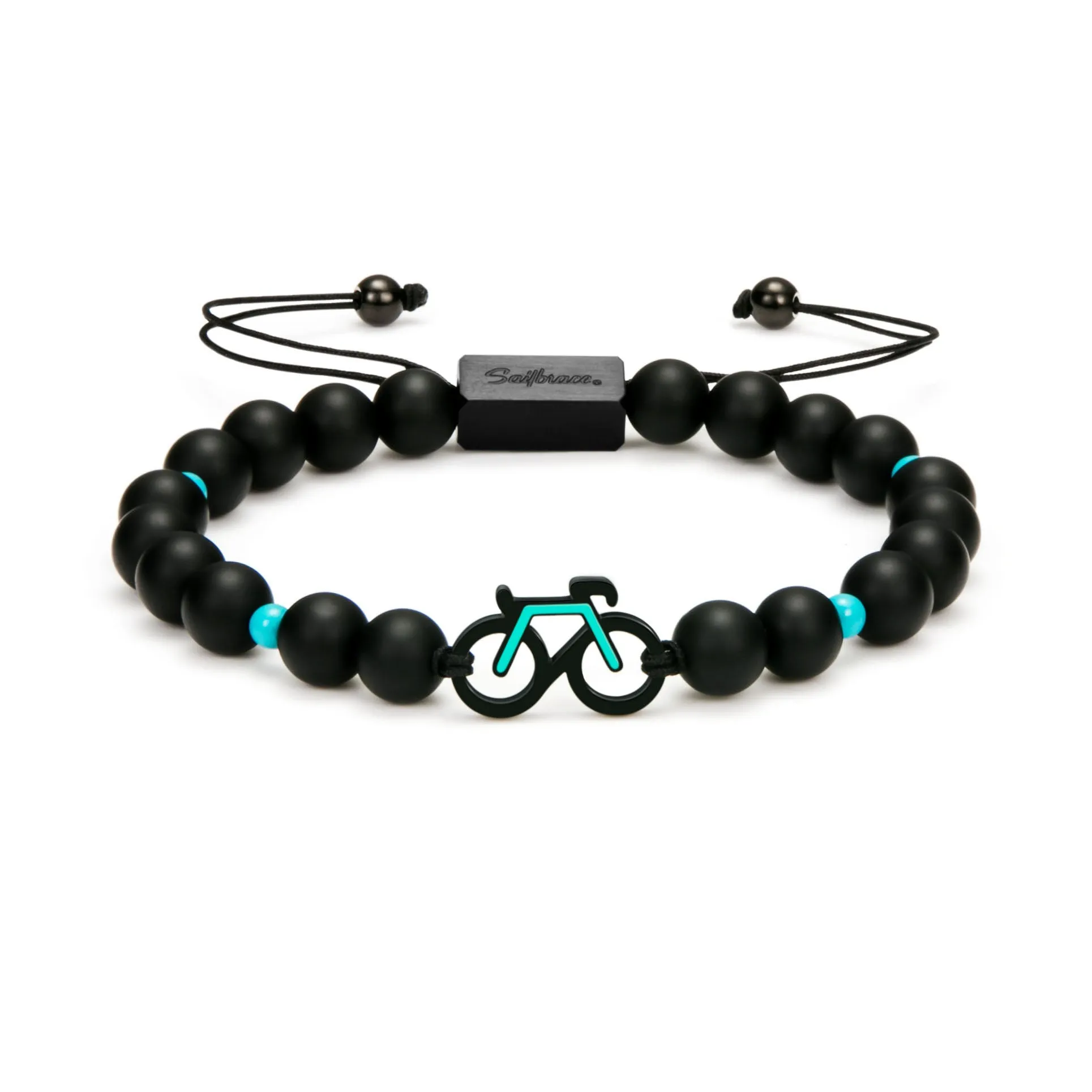 Mint Bike Beaded Bracelet