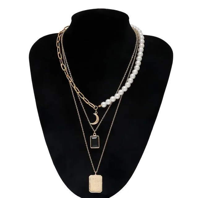 Multi Layered Choker Necklace