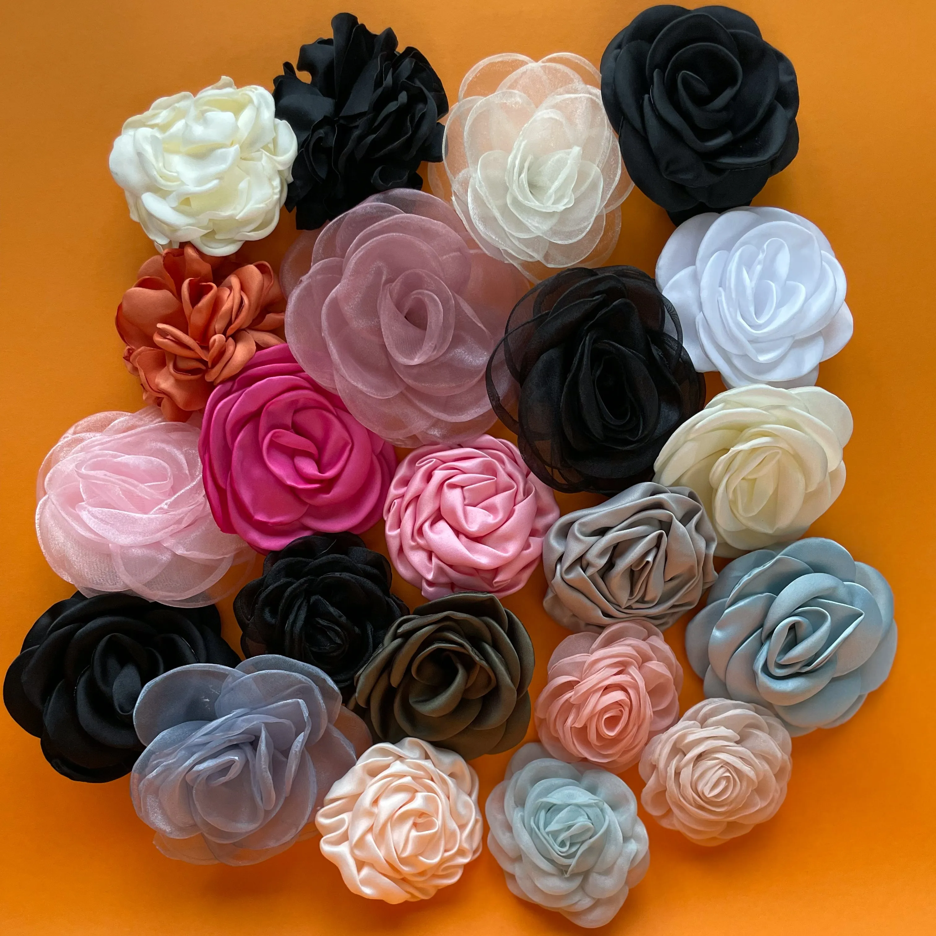 Multiflower - Satin - 9 cm - Pink