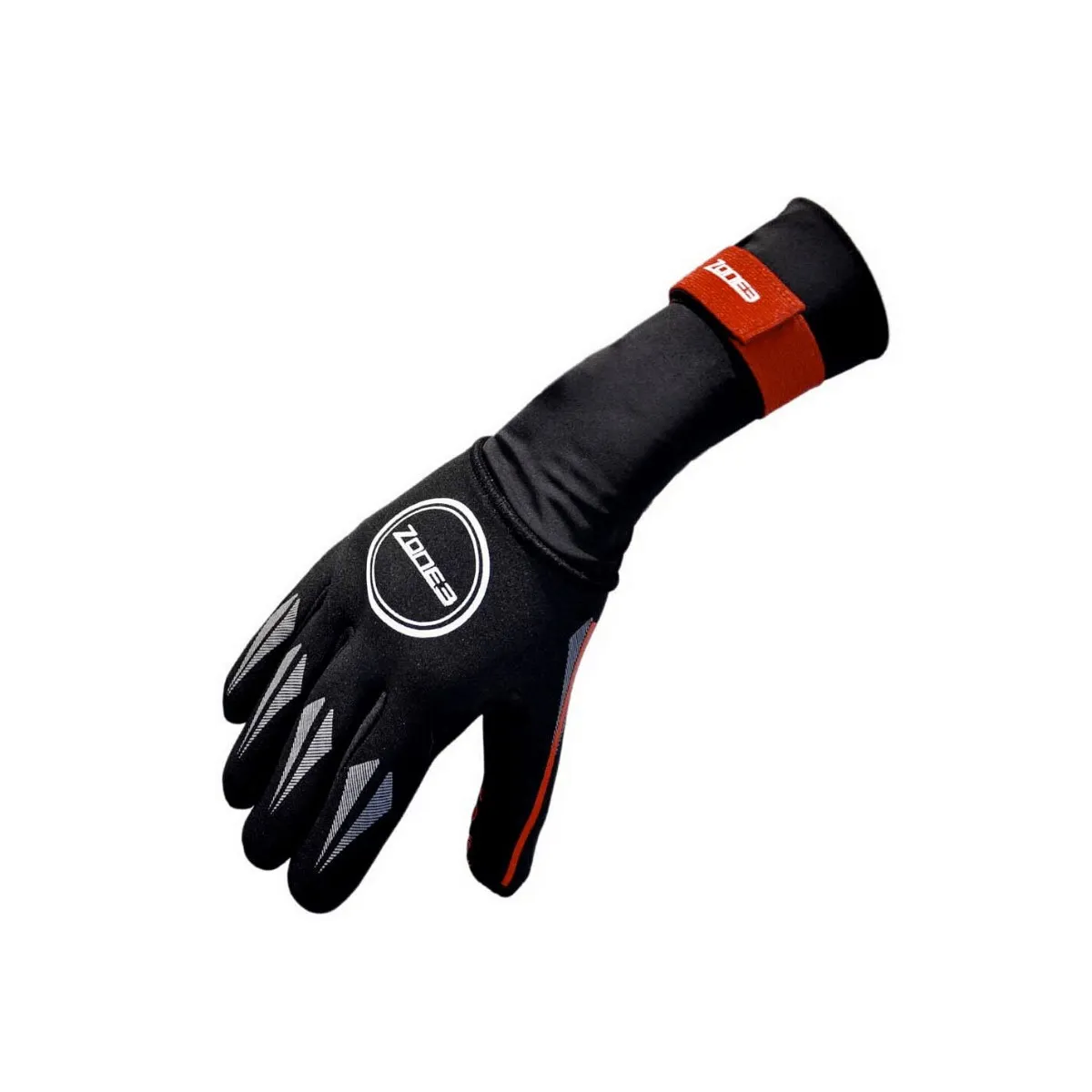 Neoprene Zone3 Swimming Gloves Black Red