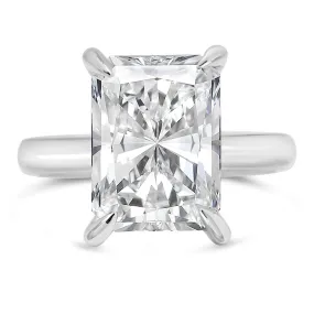 Nishika | Radiant Moissanite Engagement Ring