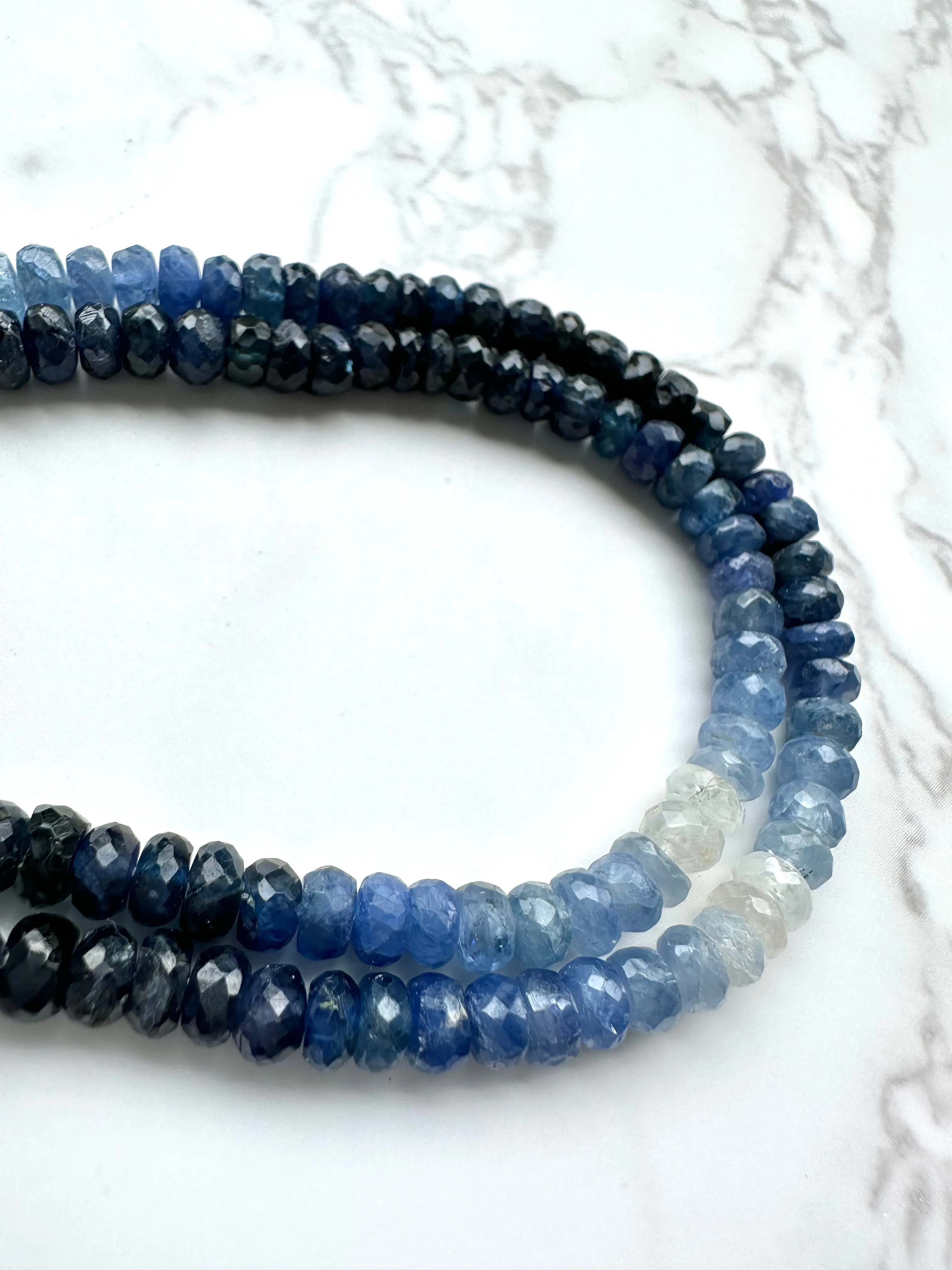 Ombré Blue Sapphire Necklace