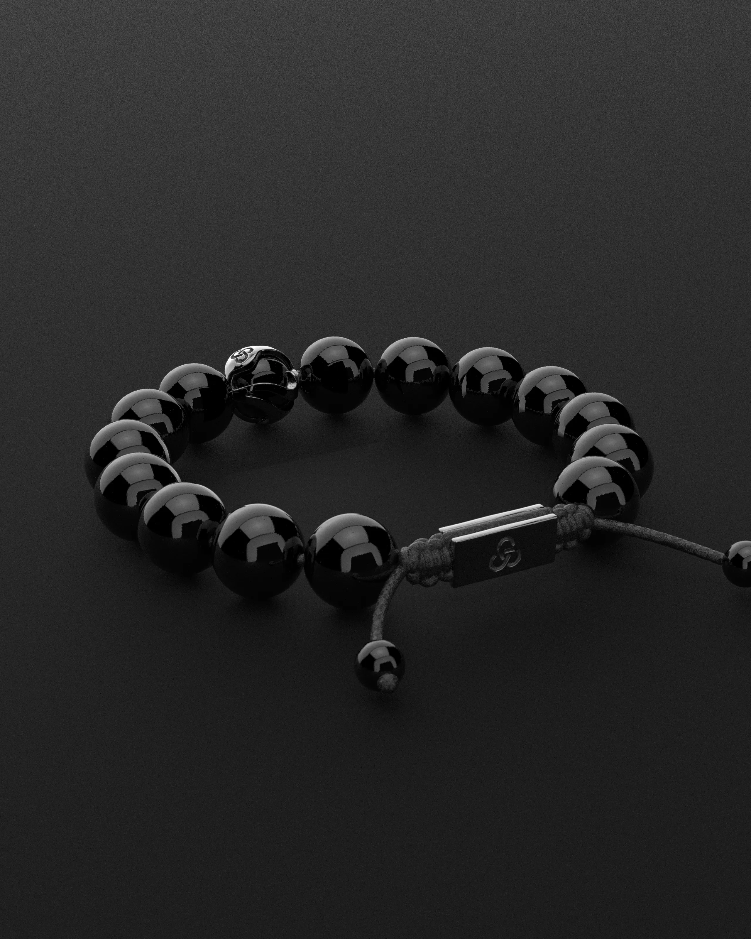 ONYX BRACELET 12MM | WAVES by Seekers Men's Jewelry