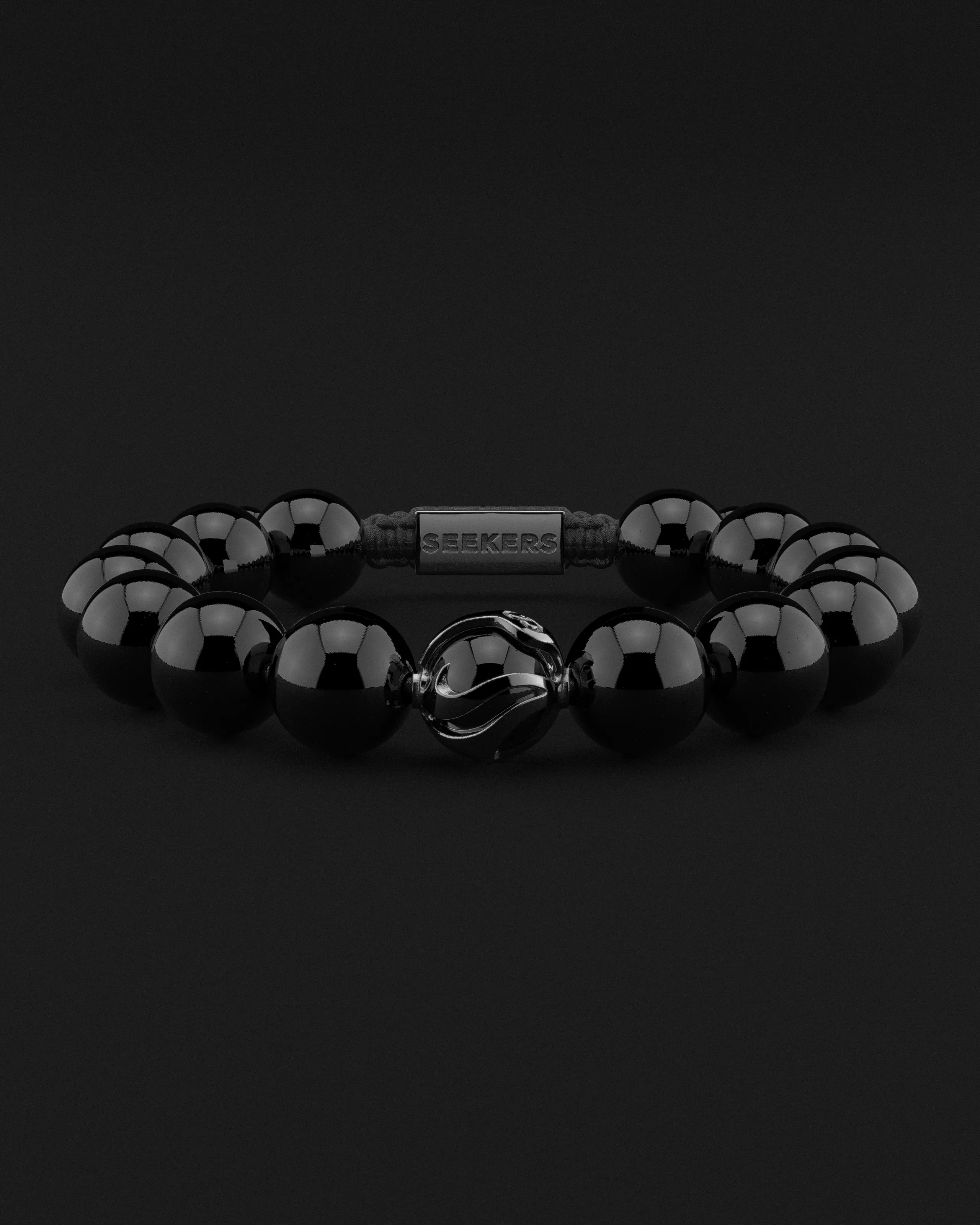 ONYX BRACELET 12MM | WAVES by Seekers Men's Jewelry