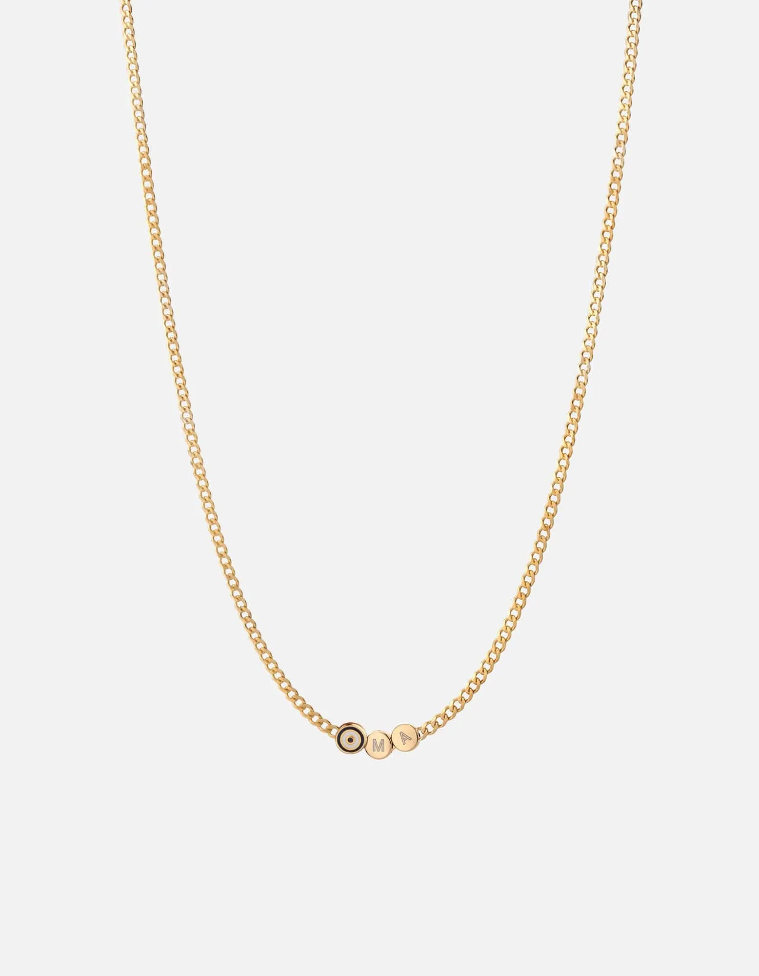 Opus Sapphire Type Chain Necklace, Gold Vermeil/Blue