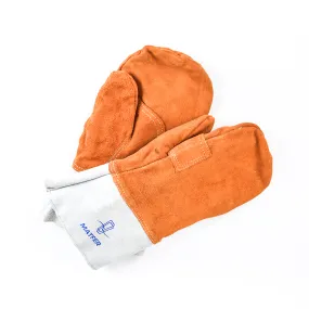 Oven Glove / Mitts Pair Leather 300c Safe