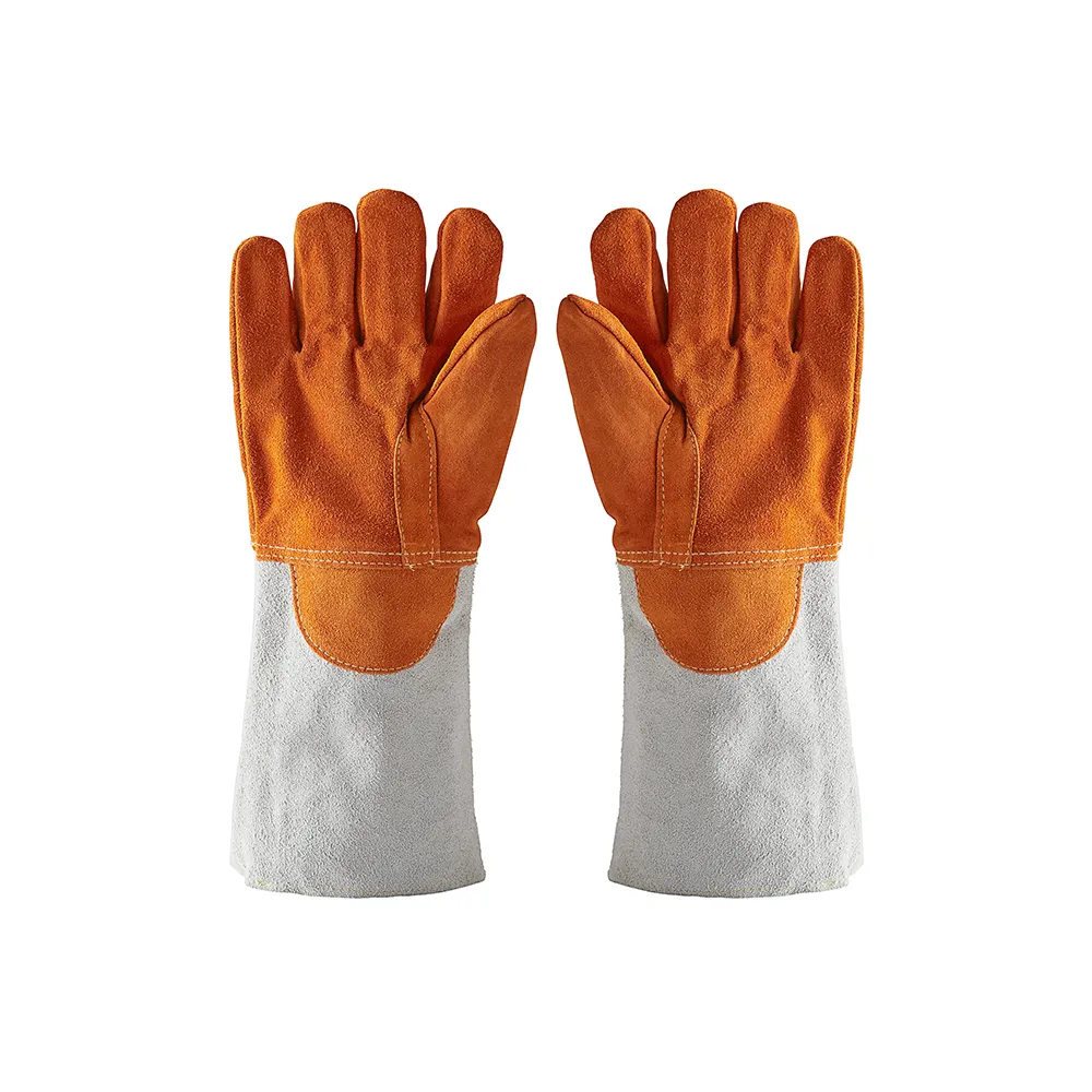 Oven Glove / Mitts Pair Leather 300c Safe