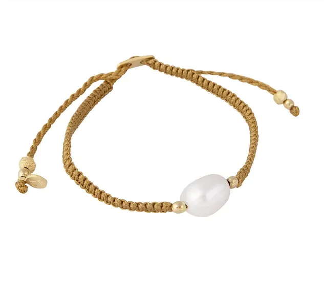 PEARL ROPE BRACELET ANTIQUE GOLD