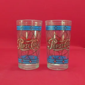 Pepsi-Cola Tiffany Style Stain Glass