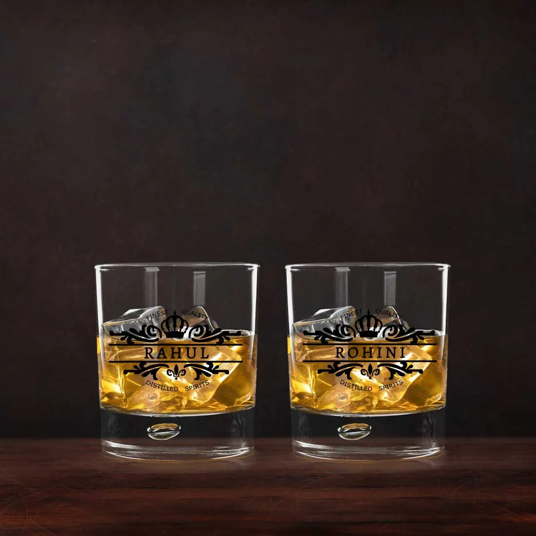 Personalize Your-Name Whiskey Glass - Gift for Boyfriend Husband Father