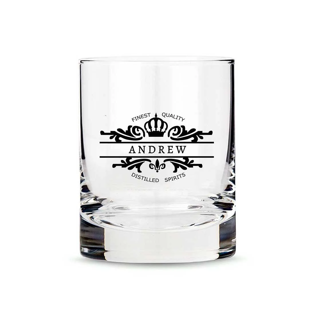 Personalize Your-Name Whiskey Glass - Gift for Boyfriend Husband Father