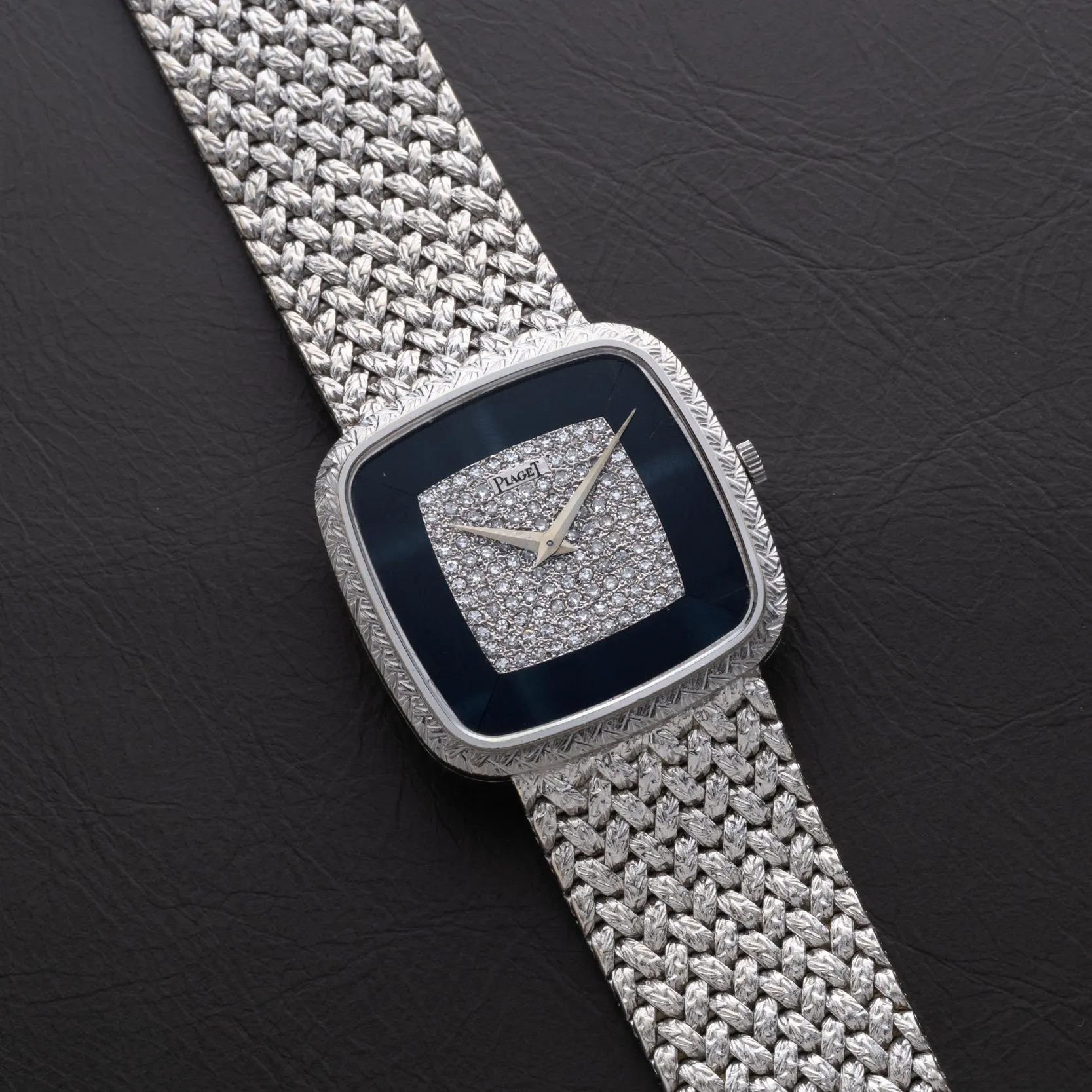 Piaget 'Hawk Eye' White Gold Dress Watch