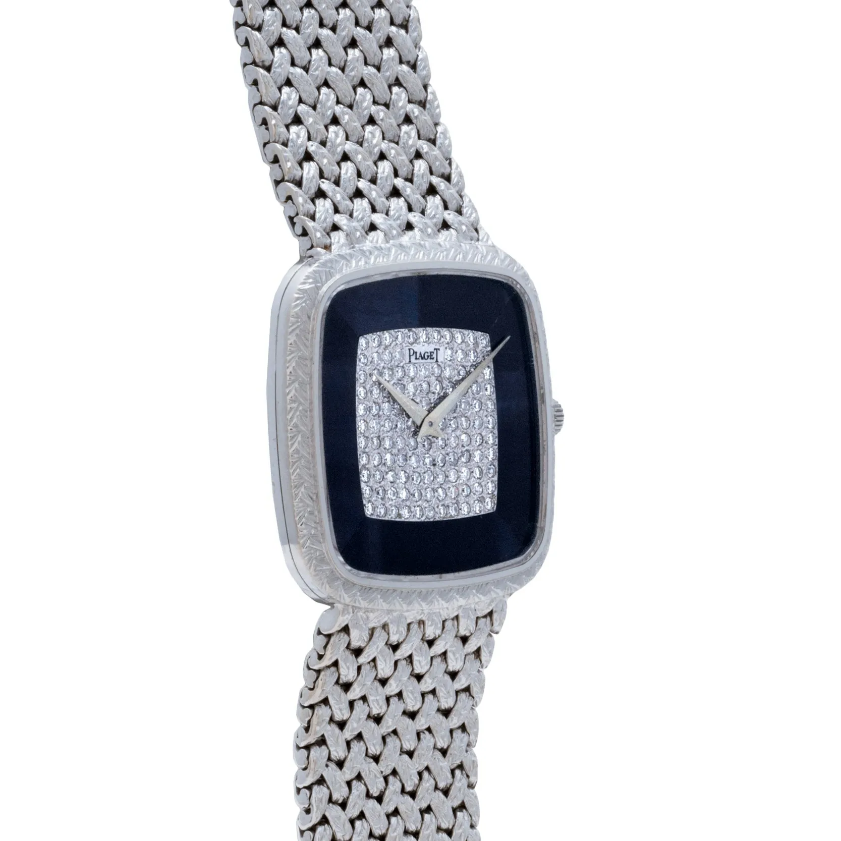 Piaget 'Hawk Eye' White Gold Dress Watch