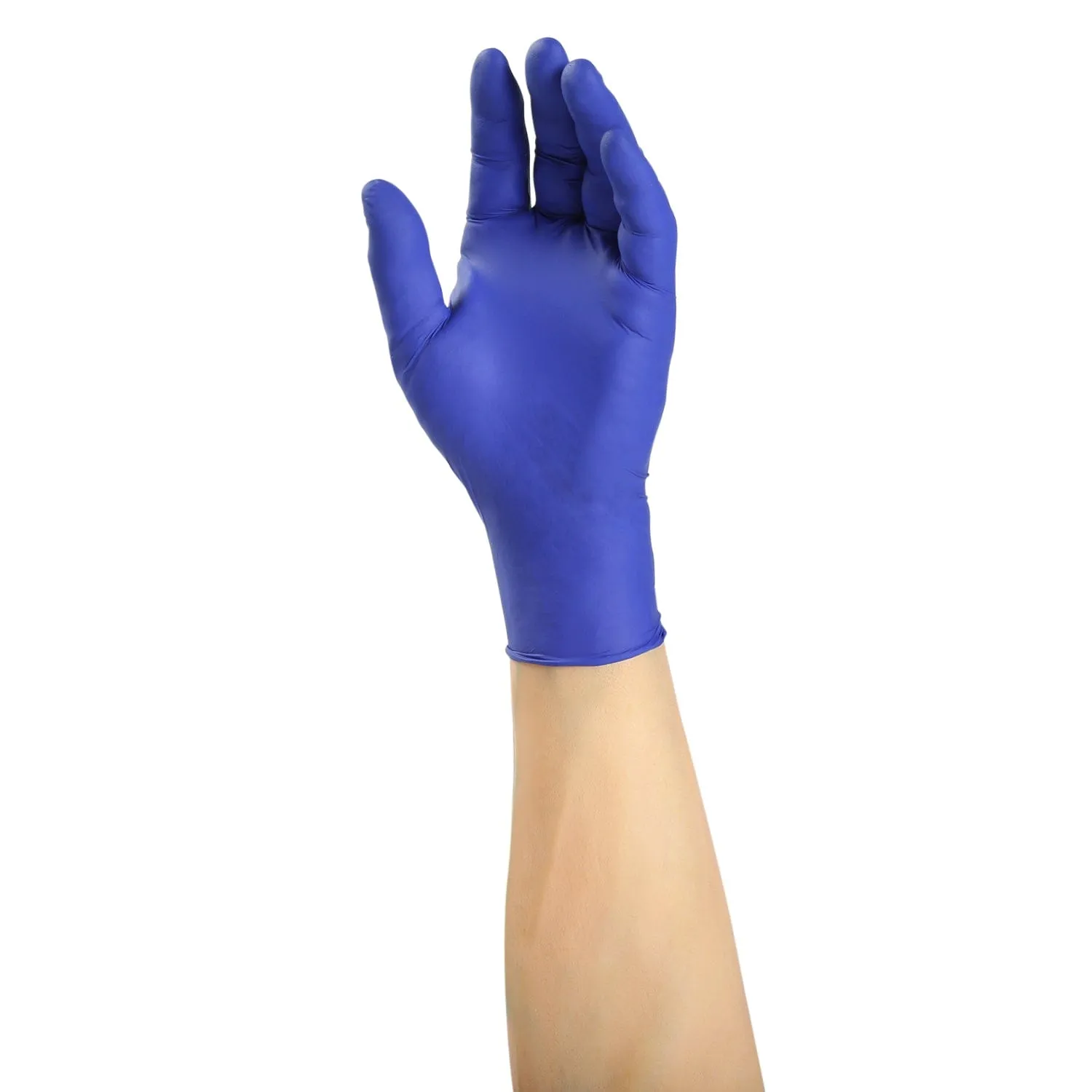 Powder-Free Nitrile Verge Indigo Gloves (S-XL), Case of 1,000