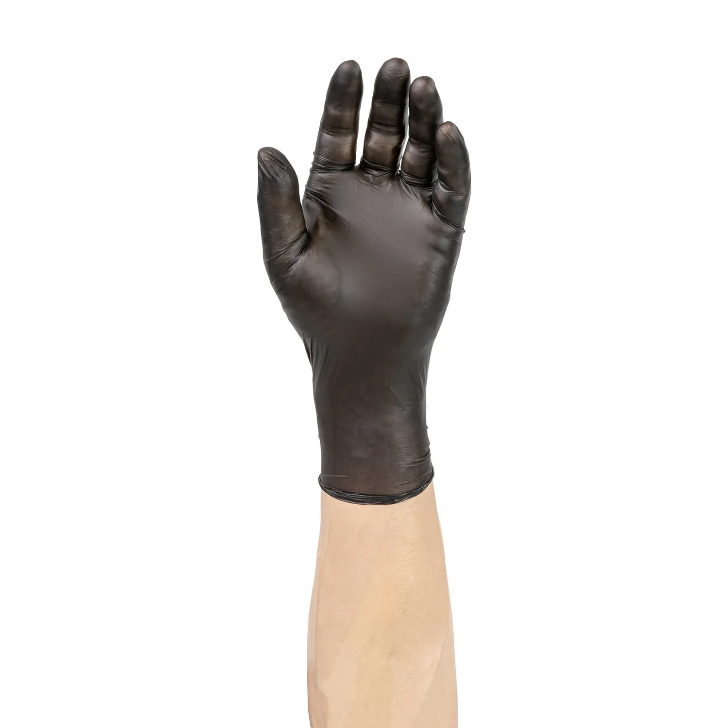 Powder-Free Vitrile Vitri-Flex Black Gloves, Case of 1,000